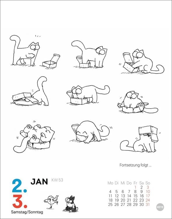 Produktbild: Simons Katze Tagesabrei&szlig;kalender 2027
