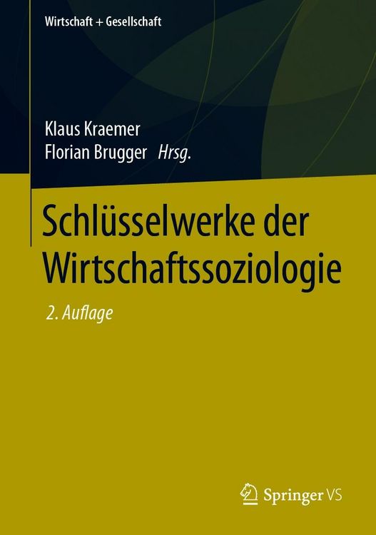 Produktbild: Schl&uuml;sselwerke der Wirtschaftssoziologie