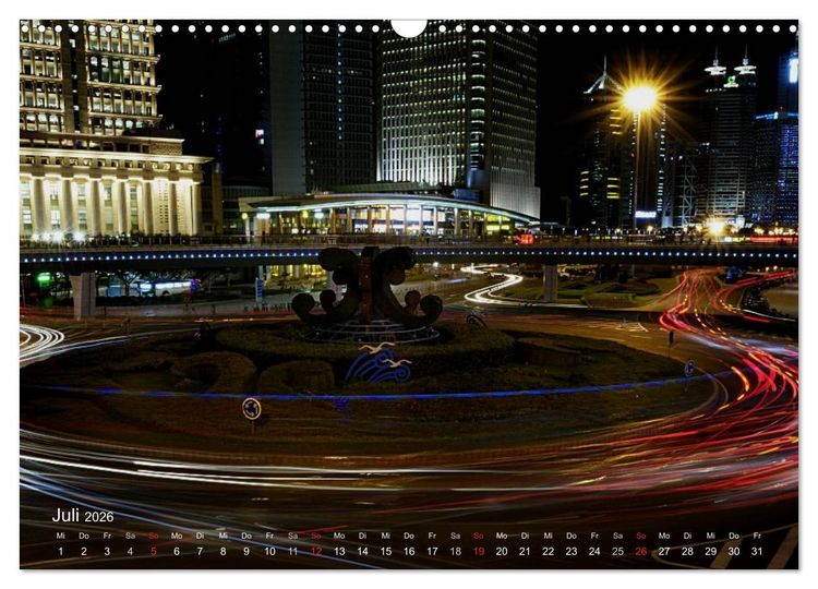 Produktbild: Shanghai - faszinierende Facetten (Wandkalender 2026 DIN A3 quer), CALVENDO Monatskalender