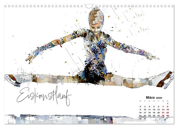 Produktbild: Olympische Luftspr&uuml;nge (Wandkalender 2026 DIN A3 quer), CALVENDO Monatskalender