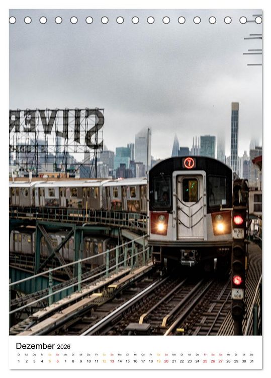 Produktbild: New York, Facetten einer Stadt (Tischkalender 2026 DIN A5 hoch), CALVENDO Monatskalender