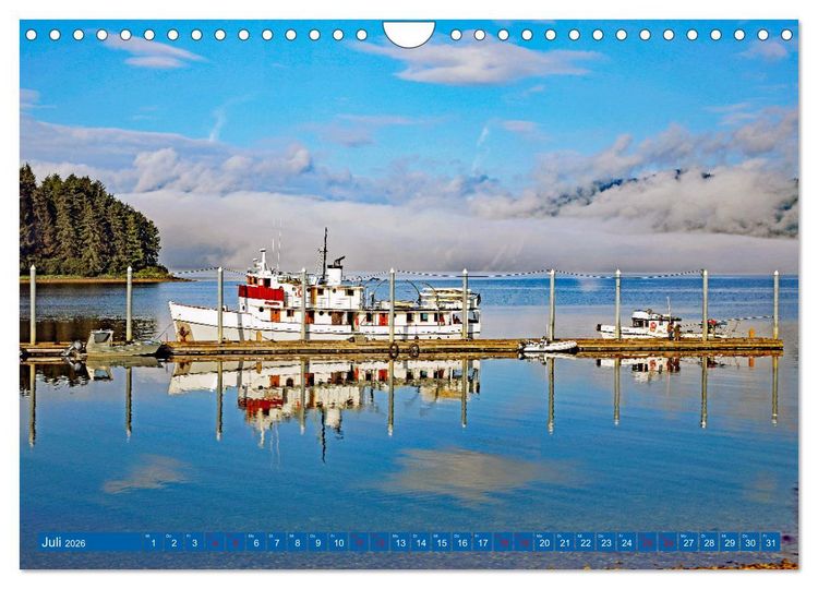 Produktbild: Von Vancouver nach Alaska (Wandkalender 2026 DIN A4 quer), CALVENDO Monatskalender