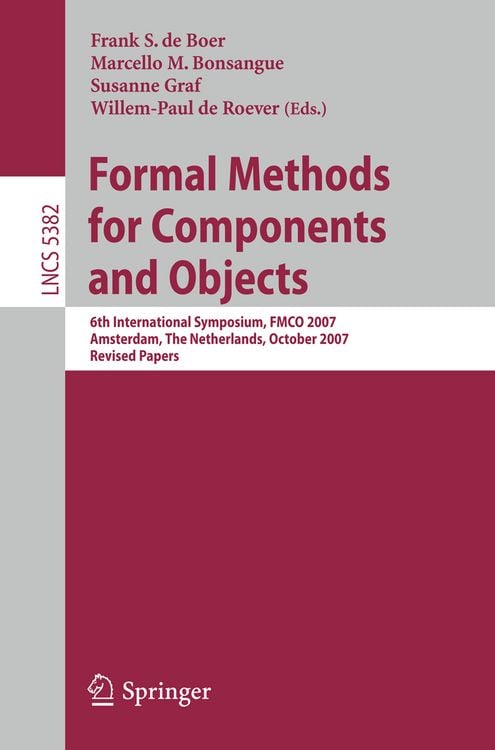 Produktbild: Formal Methods for Components and Objects