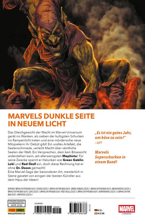 Produktbild: Marvels Schurken: Aufmarsch der Erzfeinde