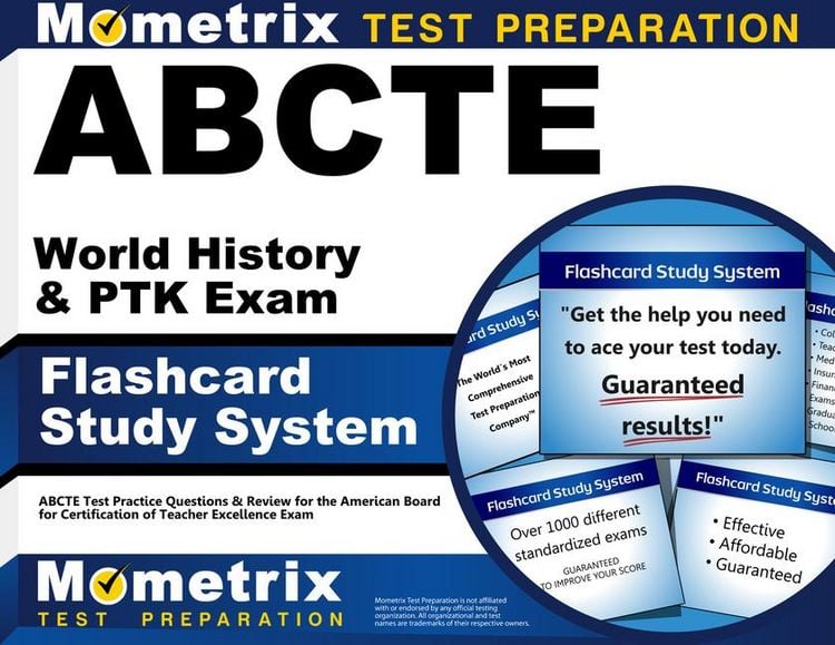 Produktbild: Abcte World History & Ptk Exam Flashcard Study System