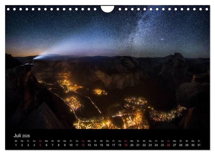 Produktbild: Sternensucher - Landschaft unter Sternen (Wandkalender 2026 DIN A4 quer), CALVENDO Monatskalender