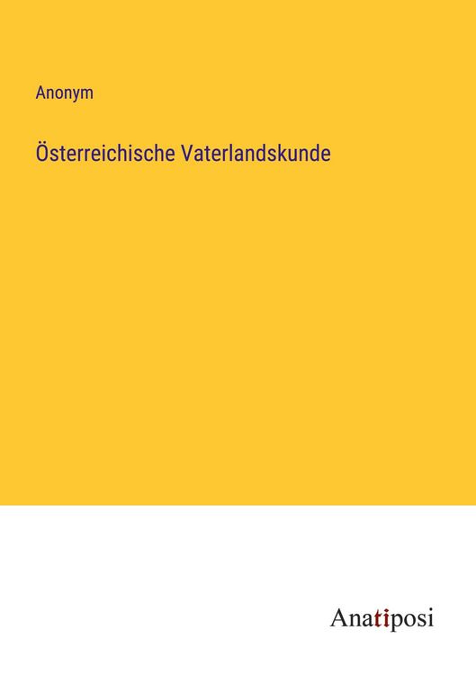 Produktbild: &Ouml;sterreichische Vaterlandskunde