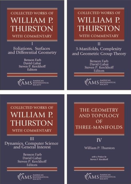 Produktbild: Collected Works of William P. Thurston with Commentary (The Set)