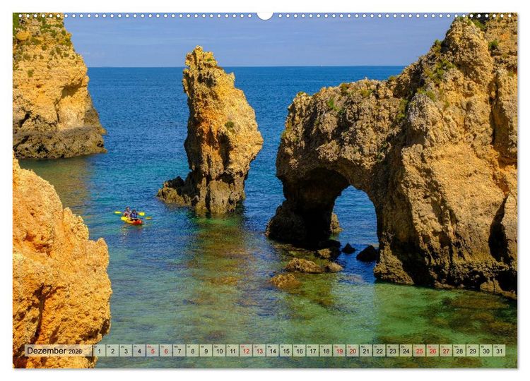 Produktbild: Fischerweg Portugal (hochwertiger Premium Wandkalender 2026 DIN A2 quer), Kunstdruck in Hochglanz