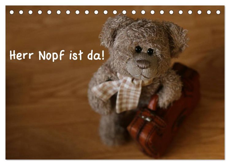 Produktbild: Herr Nopf ist da! (Tischkalender 2026 DIN A5 quer), CALVENDO Monatskalender