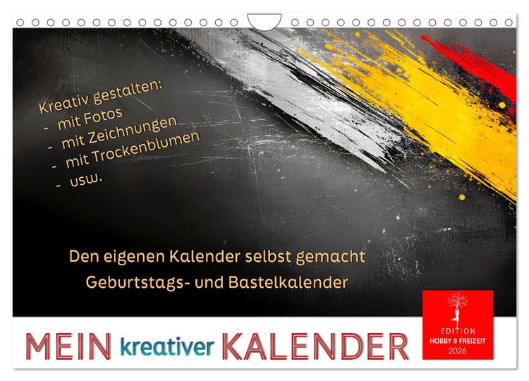 Produktbild: Mein kreativer Kalender (Wandkalender 2026 DIN A4 quer), CALVENDO Monatskalender