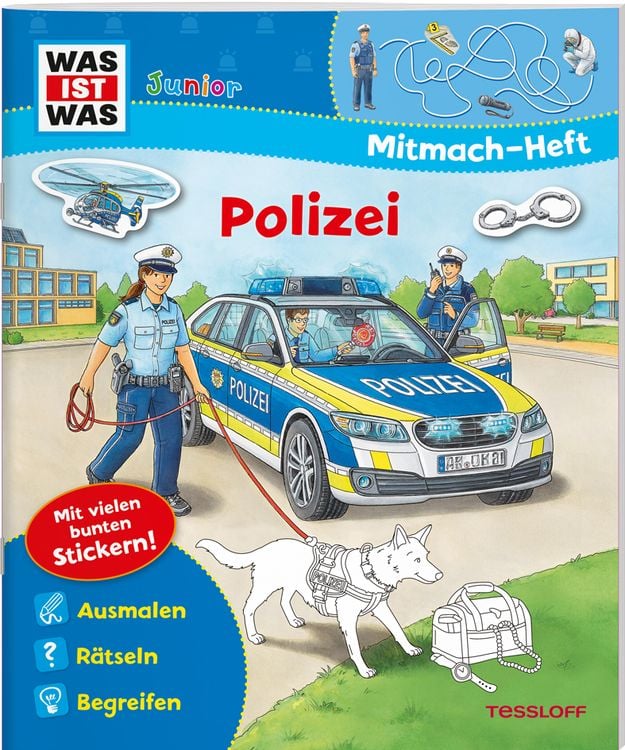 Bild vom Artikel WAS IST WAS Junior Mitmach-Heft. Polizei vom Autor Tatjana Marti