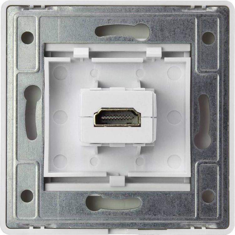 Produktbild: Renkforce RF-4724906 HDMI Adapter [1x HDMI-Buchse - 1x HDMI-Buchse] Wei&szlig; vergoldete Steckkontakte