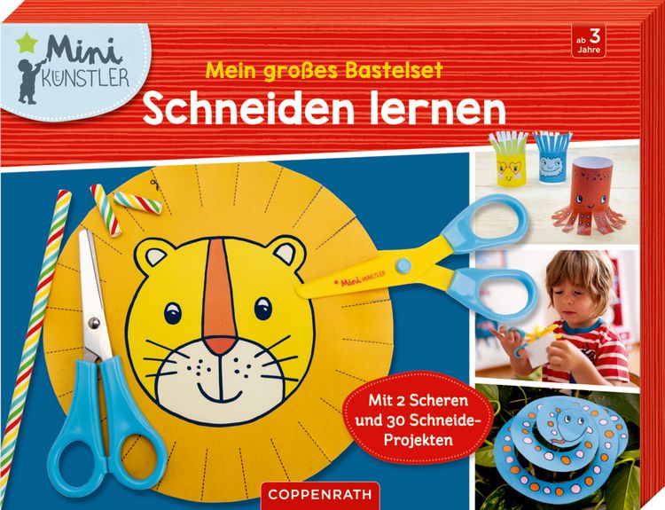 Produktbild: Mein großes Bastelset - Schneiden lernen (Mini-Künstler)