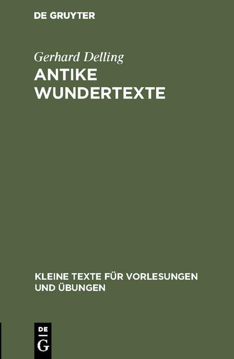 Produktbild: Antike Wundertexte