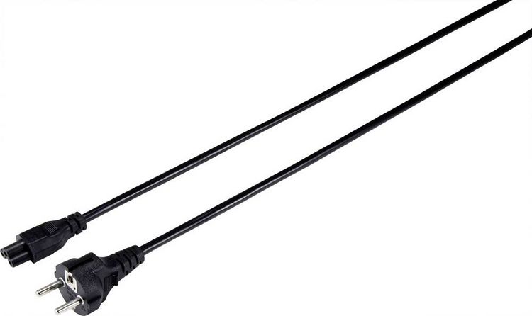 Produktbild: Sygonix SY-5042732 Notebook Netzkabel Schwarz 1.80m