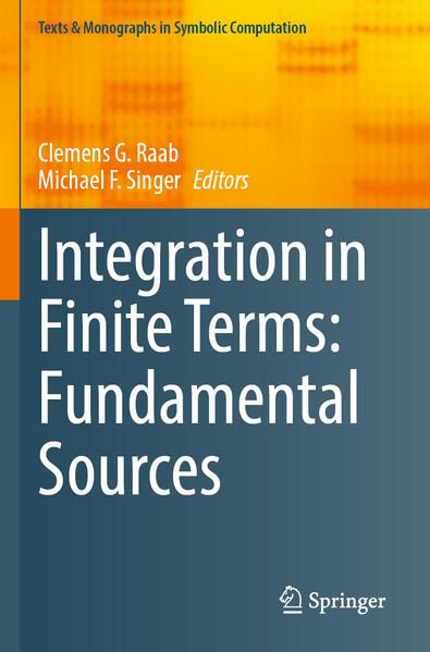 Produktbild: Integration in Finite Terms: Fundamental Sources
