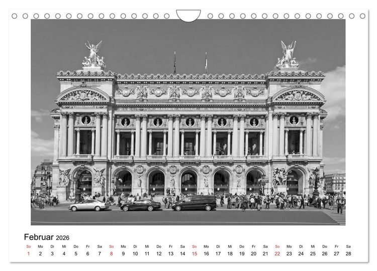 Produktbild: Paris vive la m&eacute;tropole (Wandkalender 2026 DIN A4 quer), CALVENDO Monatskalender