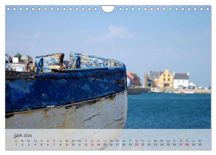 Produktbild: Bretagne Ambiance d'un cimeti&egrave;re &agrave; bateaux (Calendrier mural 2026 DIN A4 vertical), CALVENDO calendrier mensuel