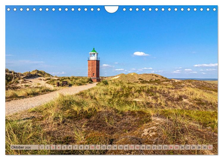 Produktbild: IN SYLT VERLIEBT (Wandkalender 2026 DIN A4 quer), CALVENDO Monatskalender