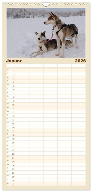 Produktbild: Familienplaner 2026 - Heimat der Samen mit 5 Spalten (Wandkalender, 21 x 45 cm) CALVENDO
