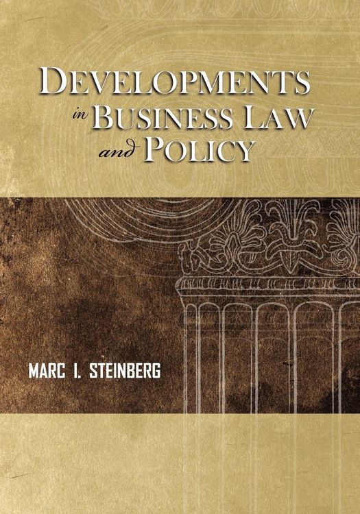 Produktbild: Developments in Business Law and Policy