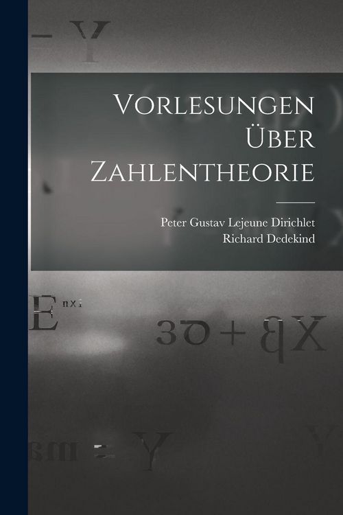 Produktbild: Vorlesungen &Uuml;ber Zahlentheorie