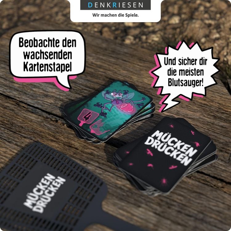 Produktbild: DENKRIESEN - M&uuml;cken Dr&uuml;cken &ndash; "Ein Hauen und Stechen."