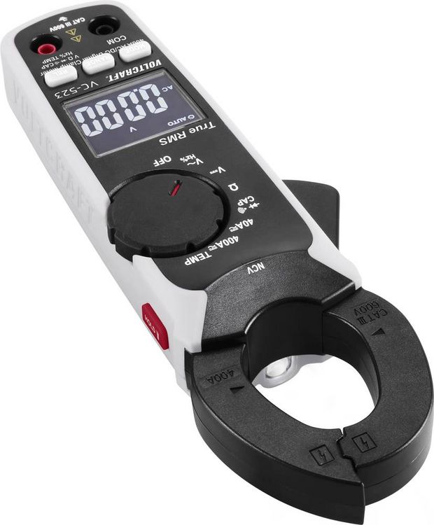 Produktbild: VOLTCRAFT VC-523 Stromzange digital CAT III 600V Anzeige (Counts): 4000