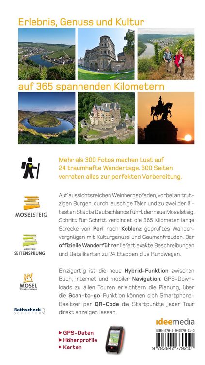 Produktbild: Moselsteig. Der offizielle Wanderf&uuml;hrer. Aktuelle Sonderausgabe mit allen 24 Etappen plus Rundwege.