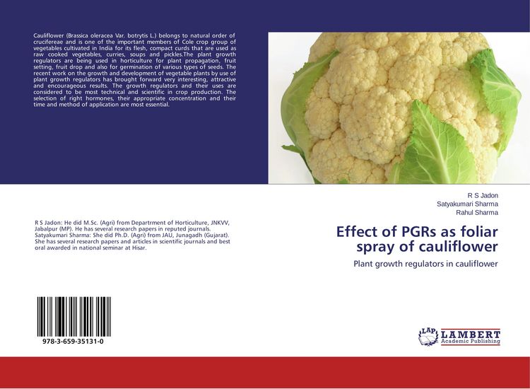 Produktbild: Effect of PGRs as foliar spray of cauliflower