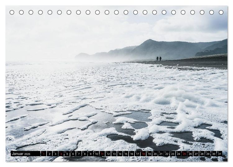Produktbild: Neuseeland - Die sch&ouml;nsten Orte der Nord- und S&uuml;dinsel (Tischkalender 2026 DIN A5 quer), CALVENDO Monatskalender