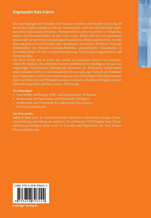 Produktbild: Angewandte Data Science
