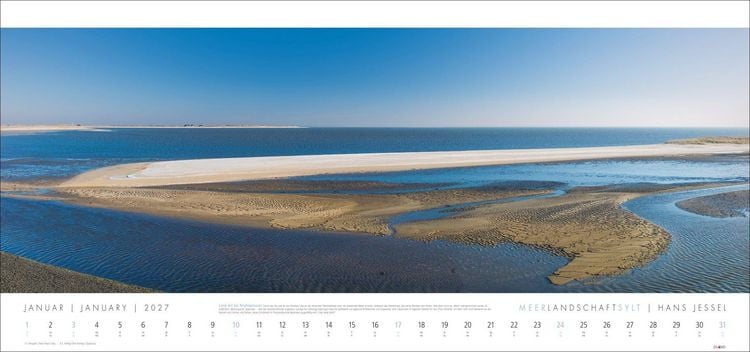Produktbild: Meerlandschaft SYLT Kalender 2027 - Hans Jessel