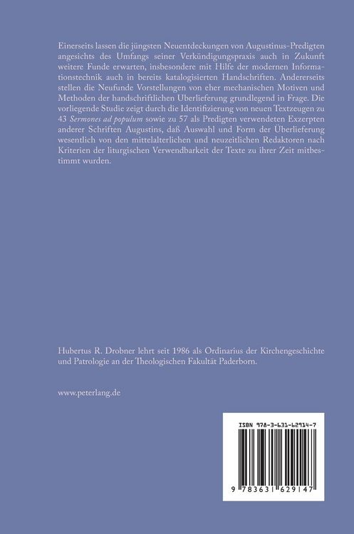 Produktbild: Neu identifizierte Textzeugen zu den Predigten Augustins