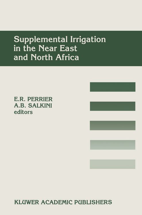 Produktbild: Supplemental Irrigation in the Near East and North Africa