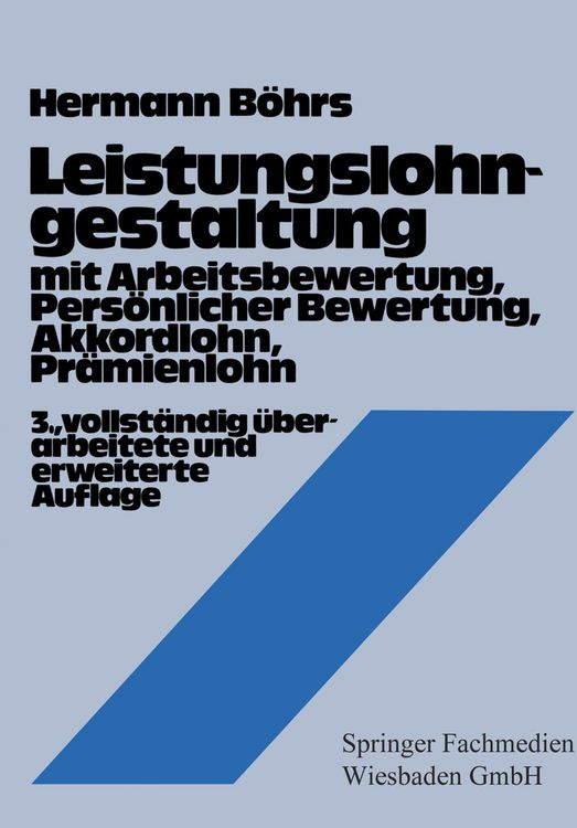 Produktbild: Leistungslohngestaltung