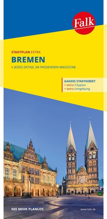 Produktbild: Falk Stadtplan Extra Bremen 1:22.500