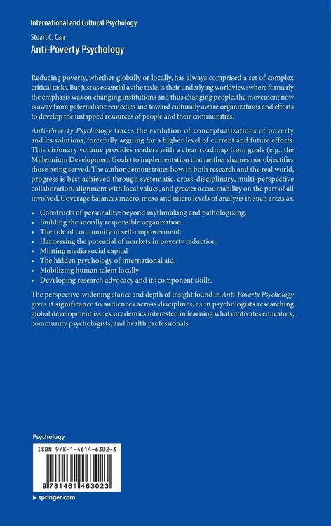 Produktbild: Anti-Poverty Psychology