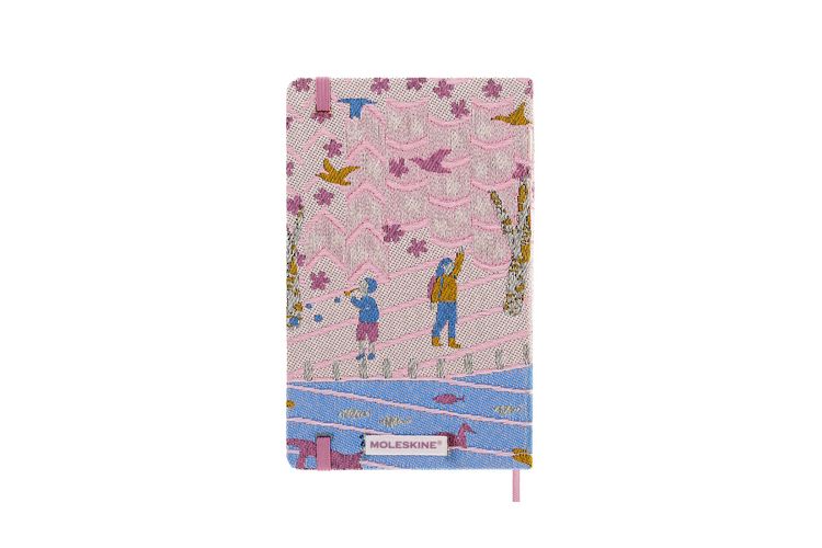 Produktbild: Moleskine Notizbuch Sammlerbox - Sakura, Large/A5, Liniert, Stoffeinband