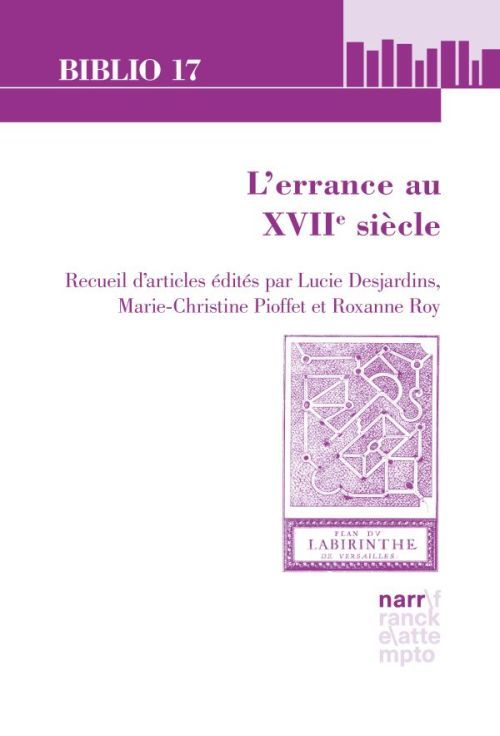 Produktbild: L&rsquo;errance au XVIIe si&egrave;cle