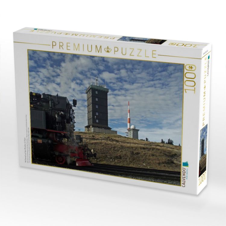 Produktbild: CALVENDO Puzzle Mit Dampf auf den Brocken im Harz | 1000 Teile Lege-Gr&ouml;&szlig;e 64x48cm Foto-Puzzle f&uuml;r gl&uuml;ckliche Stunden