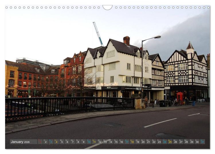 Produktbild: The historic Cambridge (Wall Calendar 2026 DIN A3 landscape), CALVENDO 12 Month Wall Calendar