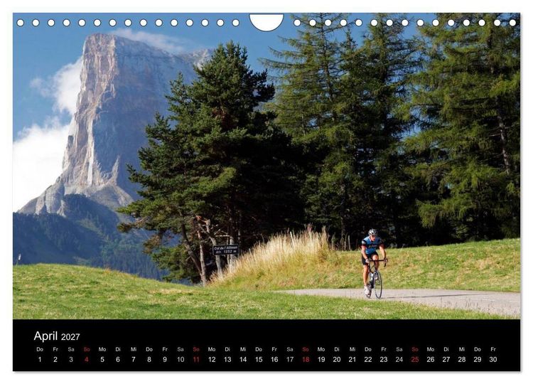 Produktbild: Alpenp&auml;sse auf dem Rennrad Vol. 1 (Wandkalender 2027 DIN A4 quer), CALVENDO Monatskalender