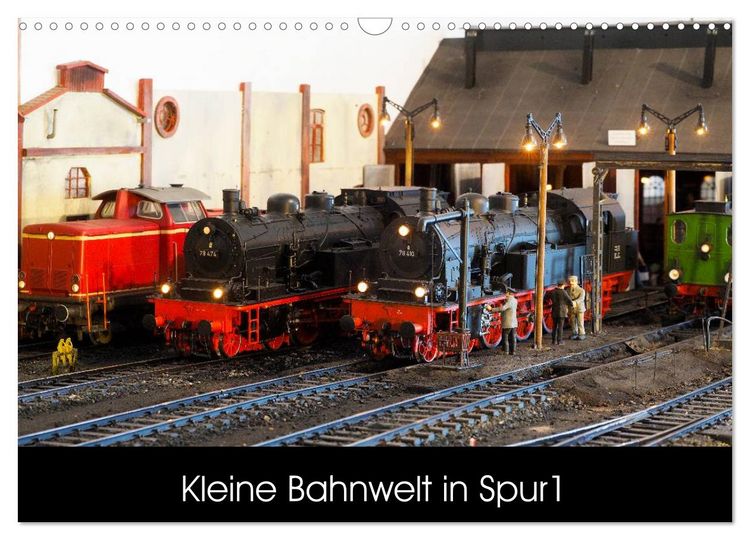 Produktbild: Kleine Bahnwelt in Spur 1 (Wandkalender 2026 DIN A3 quer), CALVENDO Monatskalender