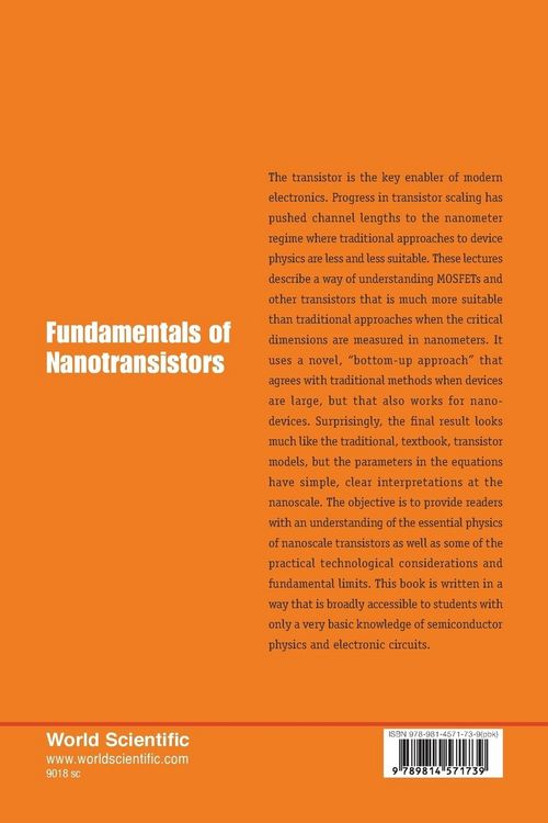 Produktbild: Fundamentals Of Nanotransistors