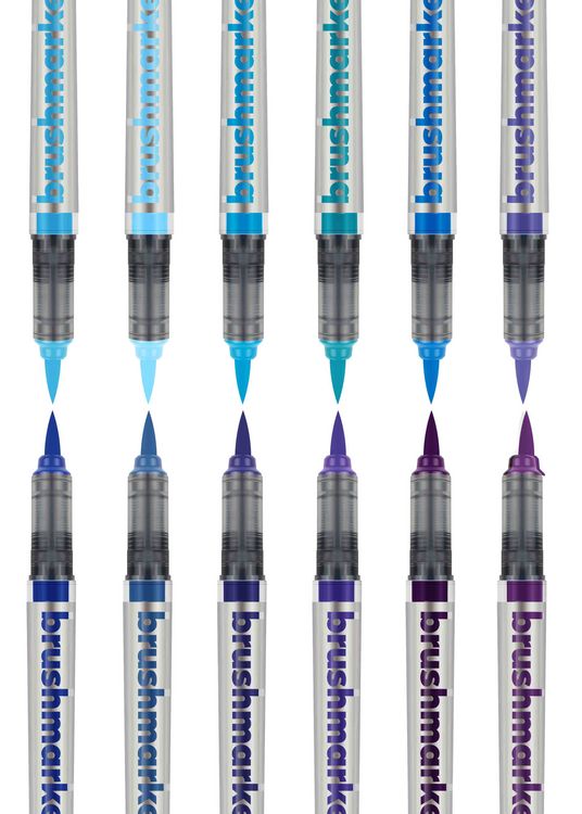 Produktbild: KARIN Marker Brushmarker PRO Sky Colours, 12 Farben