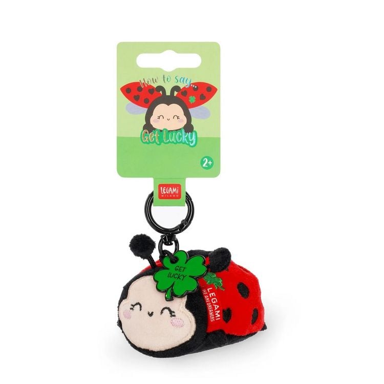 Produktbild: Legami Schl&uuml;sselanh&auml;nger - Super Soft! - Ladybug "Get Lucky"