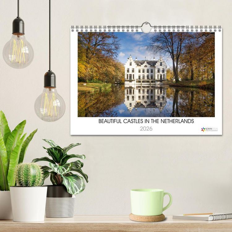 Produktbild: Beautiful castles in the Netherlands (Wall Calendar 2026 DIN A4 landscape), CALVENDO 12 Month Wall Calendar