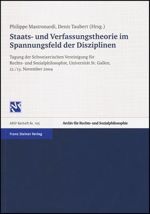 Produktbild: Staats- und Verfassungstheorie im Spannungsfeld der Disziplinen